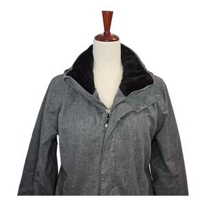 Obermeyer June Gray Girls Teen XL 18-20 Ski‎ Jacket Snowboard Winter Polyfill